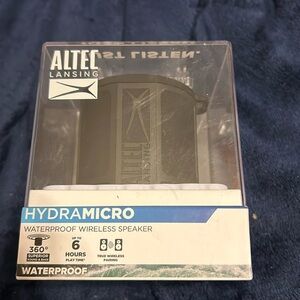 Alter Lansing hydramicro waterproof wireless speaker
